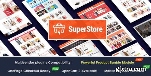 ThemeForest - SuperStore v1.0.2 - Responsive Multipurpose OpenCart 3 Theme with 3 Mobile Layouts Included - 23922159