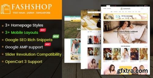 ThemeForest - FashShop v1.0.1 - Multipurpose Responsive OpenCart 3 Theme - 22225912