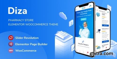 ThemeForest - Diza v1.1.11 - Pharmacy Store Elementor WooCommerce Theme - 27471239