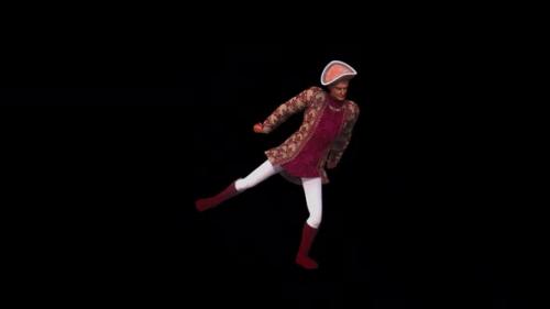 Videohive - Medieval Man Dance 1 - Halloween Concept - 34137948 - 34137948