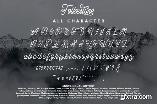 Folkestone - Modern Vintage Script Font