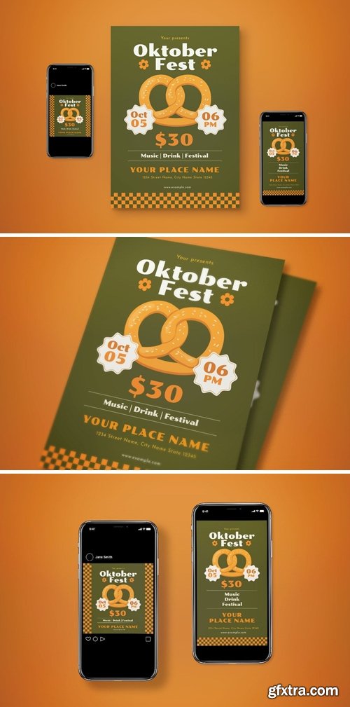 October Festival Flyer Set