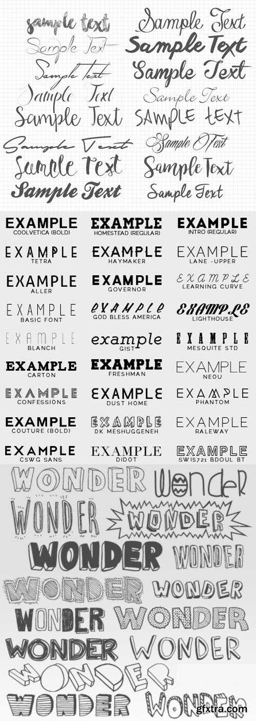 64 Fonts Pack 64 Fonts Pack