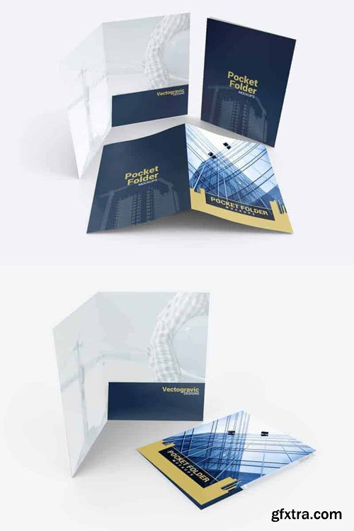 Pocket Folder PSD Mockups Templates Pocket Folder PSD Mockups Templates