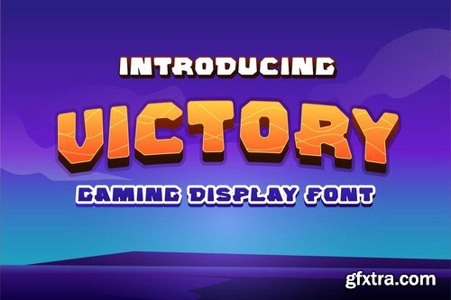 Victory Gaming Display Font
