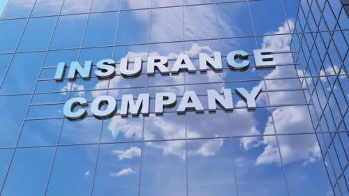 Videohive - Insurance Corporation Building with Business Offices and Glass Windows - 34131667 - 34131667