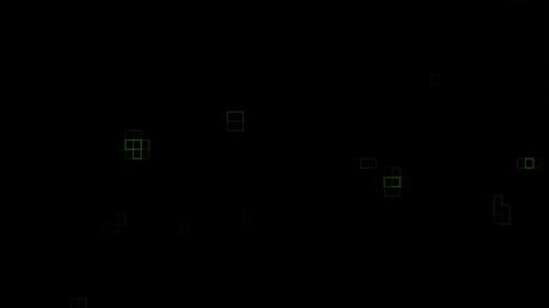 Videohive - Abstract Green Square Line Animated - 34132030 - 34132030