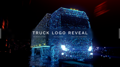 Videohive - Truck Logo Reveal For Premiere Pro - 33308225 - 33308225