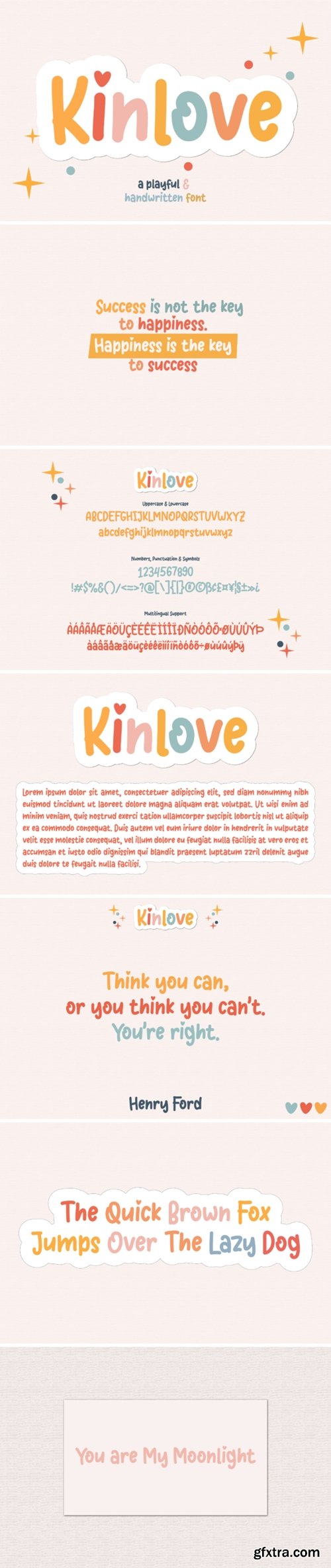 Kinlove Font