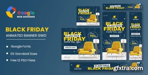 CodeCanyon - Black Friday Sale Furniture HTML5 Banner Ads GWD v1.0 - 34237221