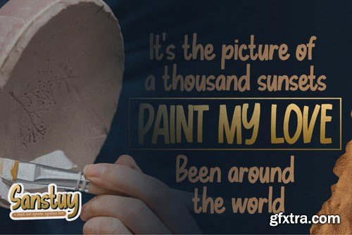 Sanstuy - Dynamic Typeface Font