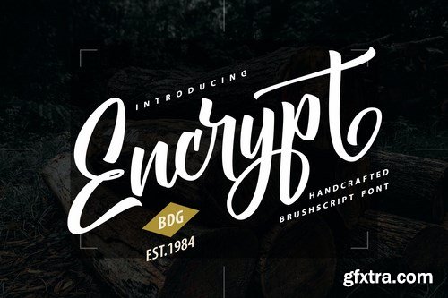 Encrypt Handcrafted Brush Script Font