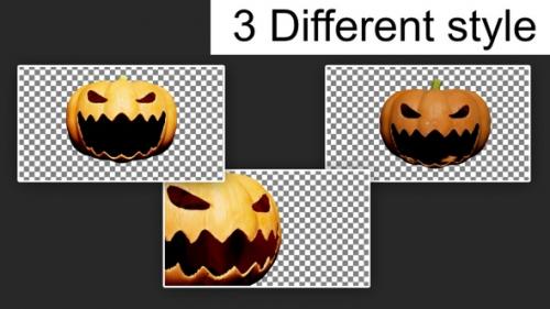 Videohive - Halloween Pumpkin Transitions - 34193890 - 34193890