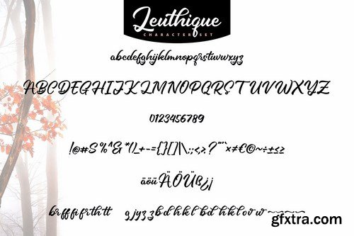 Leuthique Elegant Handwriting Script Font