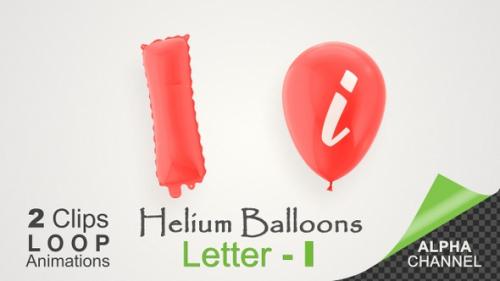 Videohive - Balloons With Letter – I - 34158232 - 34158232