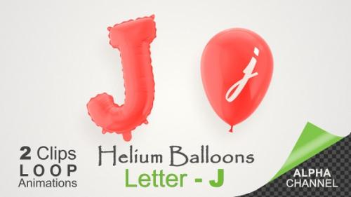Videohive - Balloons With Letter – J - 34158288 - 34158288