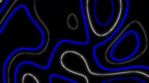 Videohive - Concept 4-T1 Abstract Liquid Lines Medium Blue Animation Background - 34158718 - 34158718