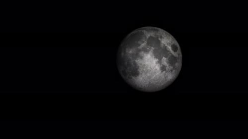 Videohive - Concept 1-U1 View of the Realistic Moon from Space - 34160825 - 34160825