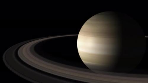 Videohive - Concept 12-UR1 View of the Realistic Planet Saturn - 34162290 - 34162290