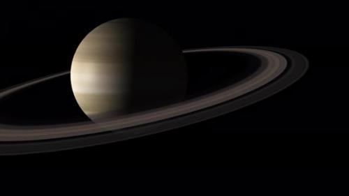 Videohive - Concept 10-UR1 View of the Realistic Planet Saturn - 34162292 - 34162292
