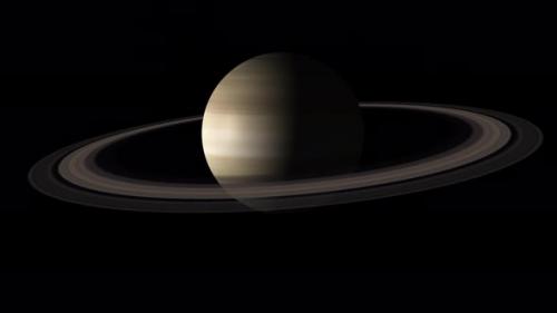 Videohive - Concept 11-UR1 View of the Realistic Planet Saturn - 34162299 - 34162299
