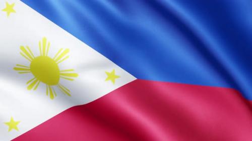 Videohive - Flag of Philippines | UHD | 60fps - 34241061 - 34241061