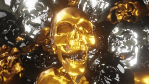 Videohive - Lux Skull Party 4K - 34241441 - 34241441