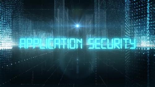 Videohive - Skyscrapers Digital City Tech Word Application Security - 34242384 - 34242384