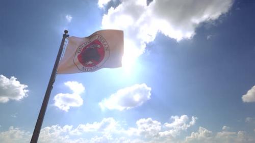 Videohive - Oneida Nation Flag / Native American Flag - 4K - 34256863 - 34256863