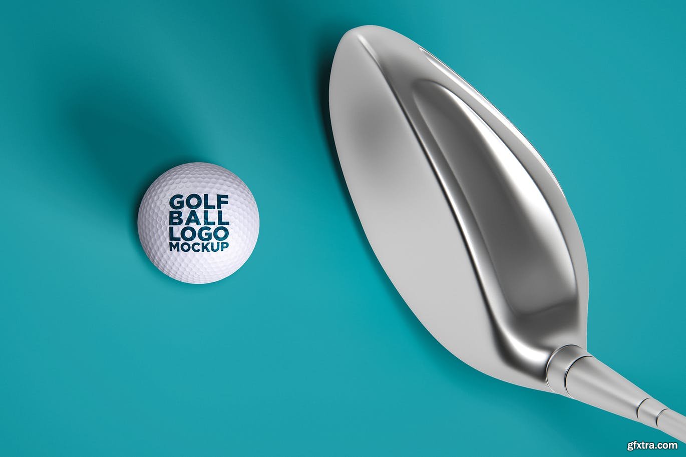 Golf Ball Logo Mockup 002 » GFxtra