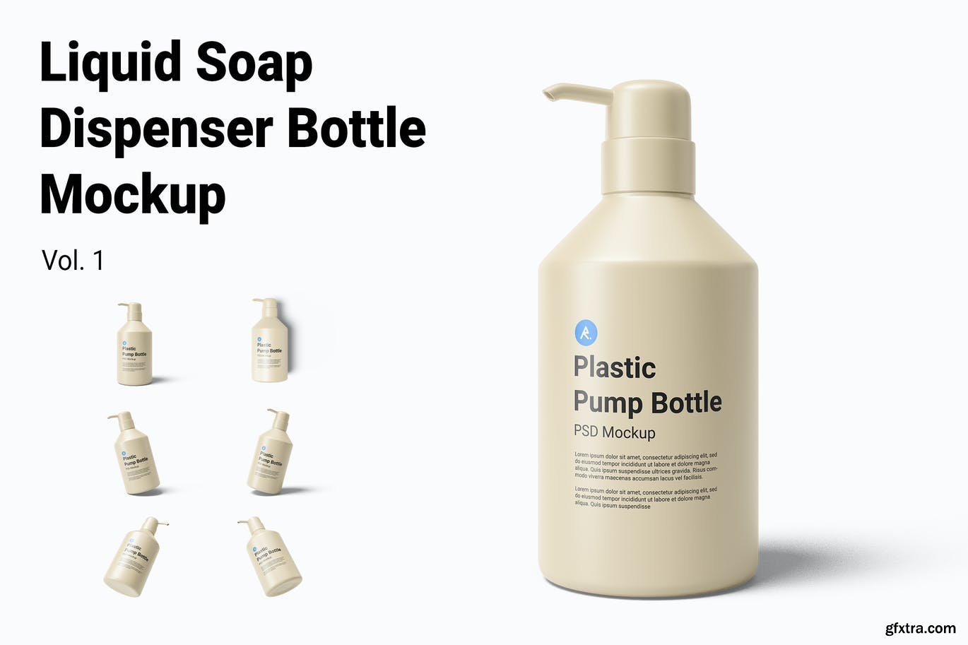 Liquid Soap Dispenser Bottle Mockup Vol.1 » GFxtra