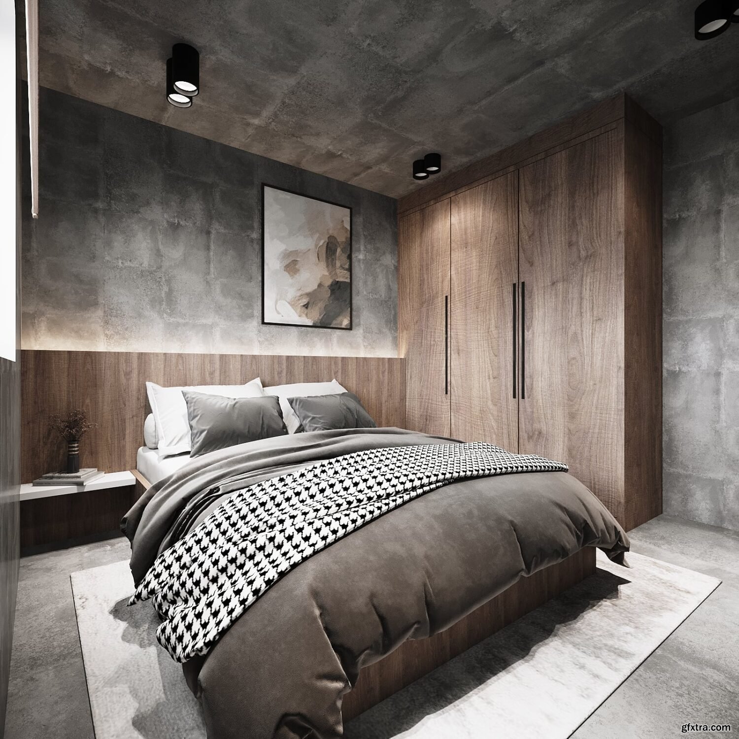 Bedroom and Bathroom Interior » GFxtra