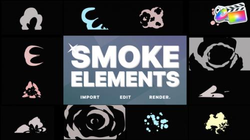 Videohive - Smoke Elements | FCPX - 34373115 - 34373115
