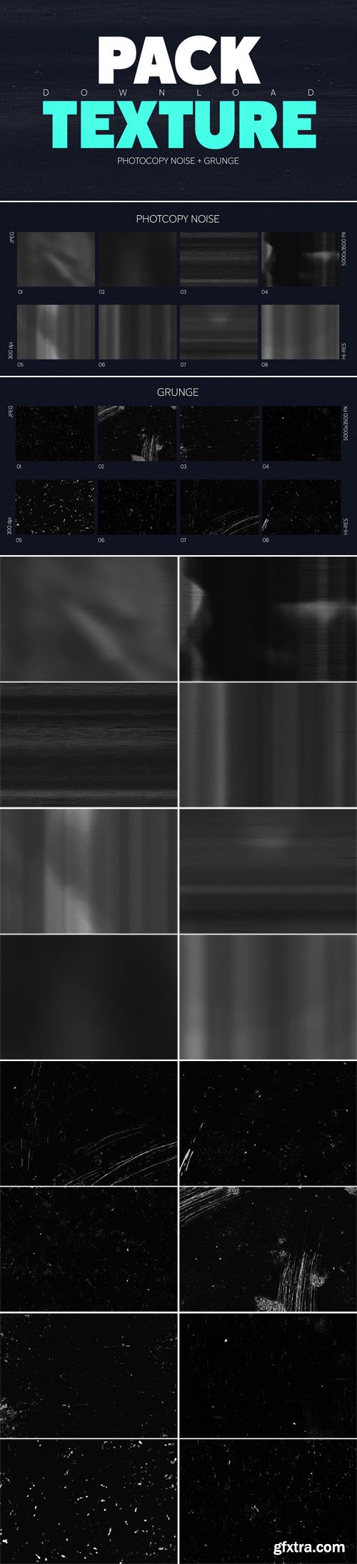 Texture Pack - Photocopy Noise & Grunge Texture Pack - Photocopy Noise & Grunge