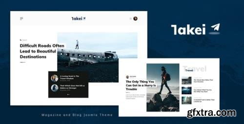 ThemeForest - Takei v1.0 - Blog and Magazine Joomla Theme - 34099329