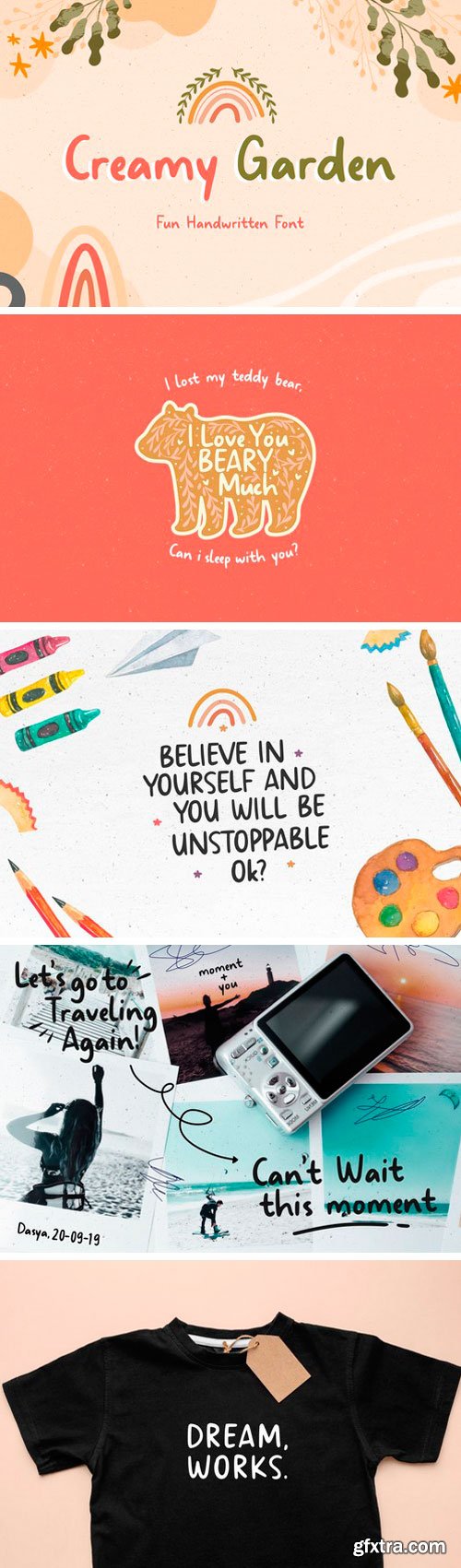 Creamy Garden Handwritten Font