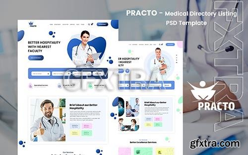 Practo - Medical Directory Listing PSD Template o98944
