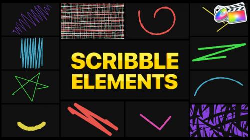 Videohive - Scribble Elements | FCPX - 34409816 - 34409816