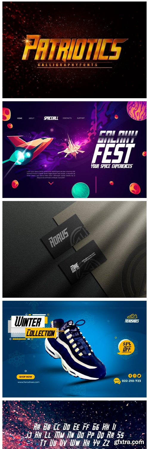 Patriotics Font Patriotics Font