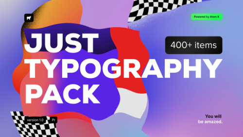 Videohive - Just Typography Pack for Premiere Pro - 34410712 - 34410712