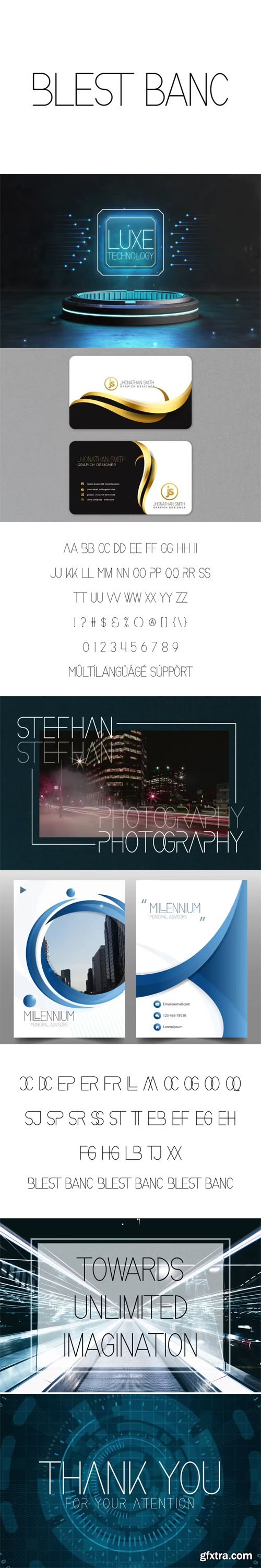 Blest Banc - Stylish Font Blest Banc - Stylish Font