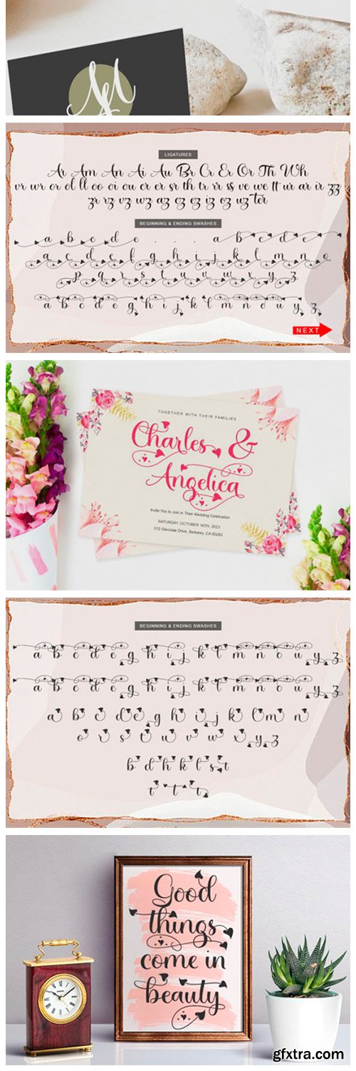 Cherrious Script Font Cherrious Script Font