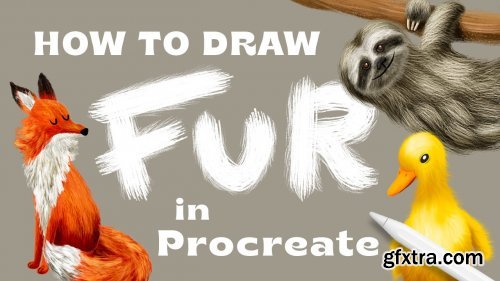 How to Draw Fur in Procreate with Custom and Built-In Brushes