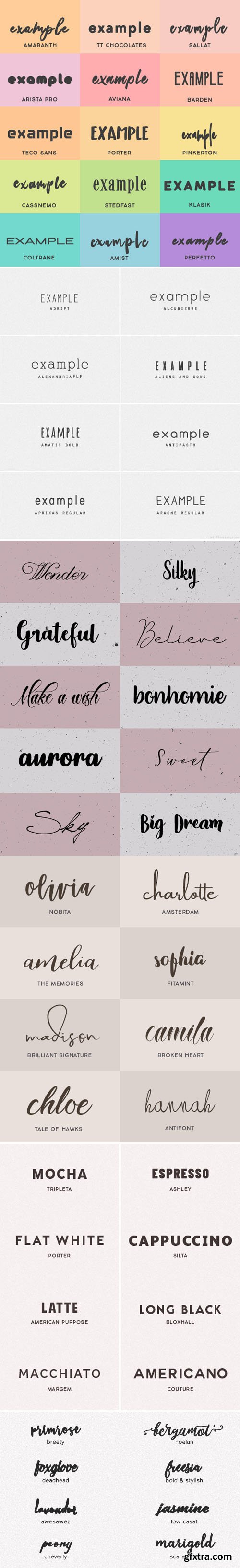 50+ Fonts Collection 50+ Fonts Collection