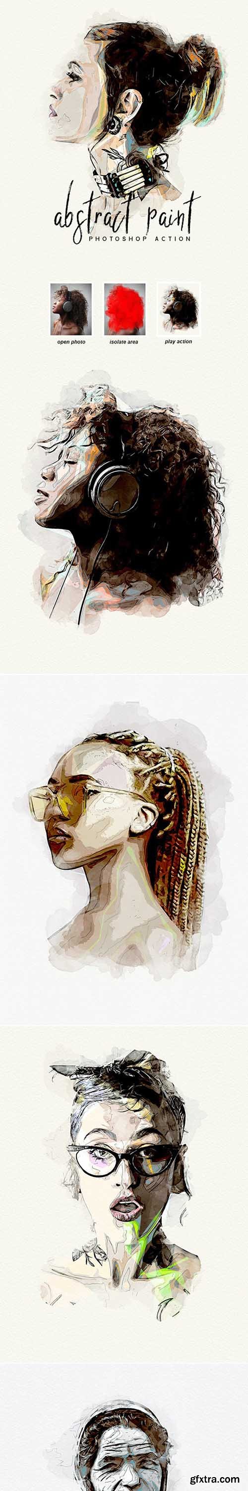 GraphicRiver - Abstract Paint - Photoshop Action 33240536