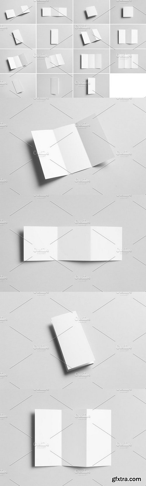 CM - Trifold Brochure Mockup Photo Bundle 1635938