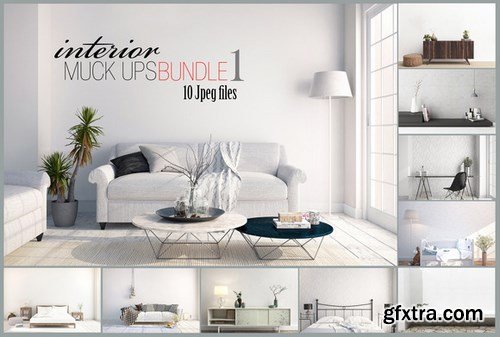 CM - interior mockups bundle, stock photo 752600