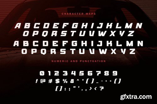TORQUE MASTER - Car Racing gaming Font