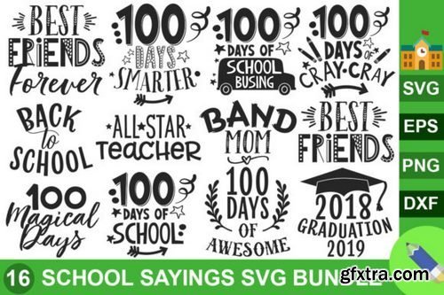 School Sayings SVG Bundle