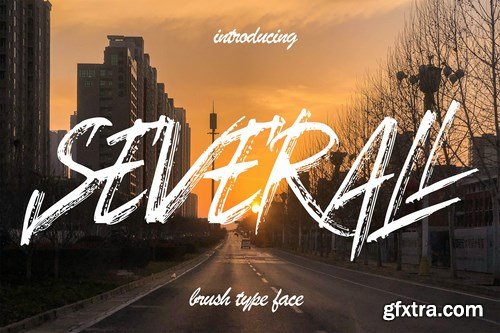 BG Severall - Brush Typeface font